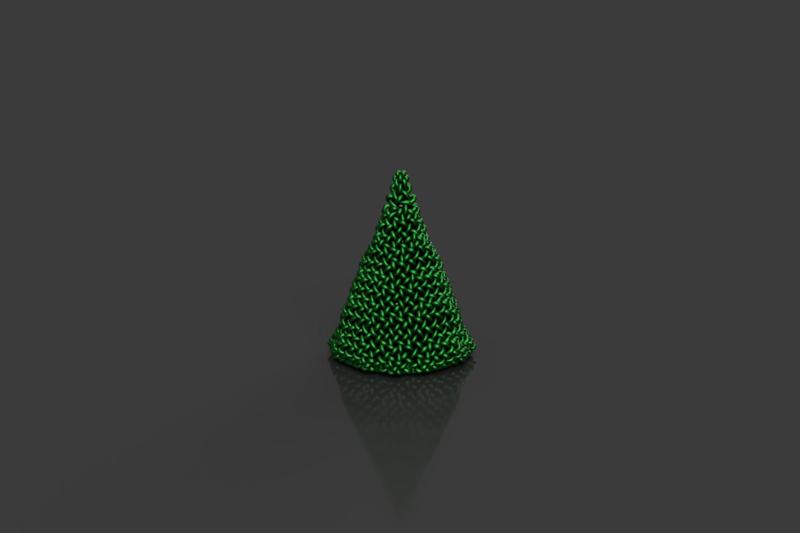 Knotted Christmas tree
