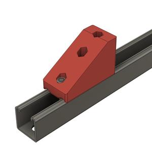 Unistrut Bolt-Down Stopper
