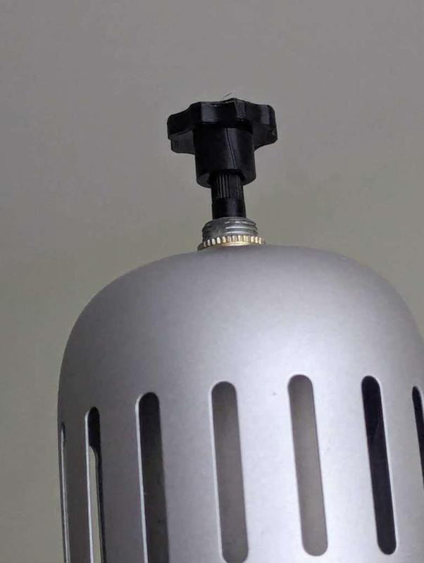 Knob for IKEA work lamp