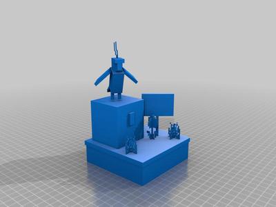 pesky bird 3D design