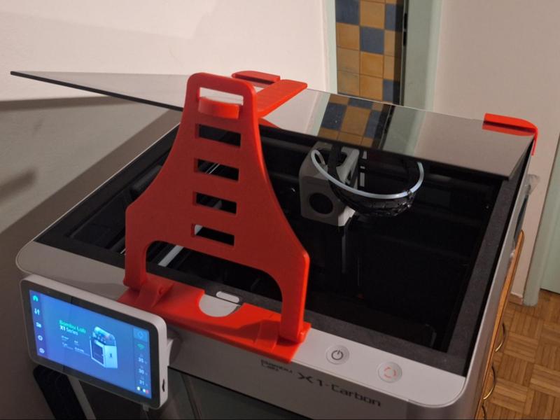 Glass riser/Upper glass lifting set X1C/P1S