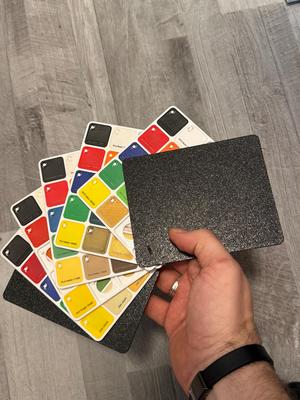 Fan for swatch display board