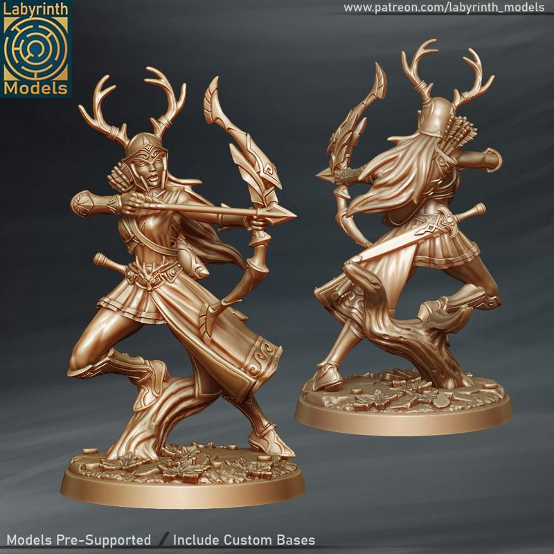 Amazon Daughter of Artemis Champion - 32mm scale