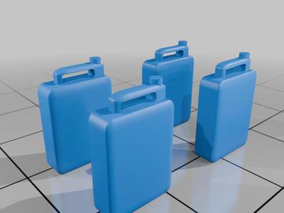 1:25 scale 2.5 gallon oil jug