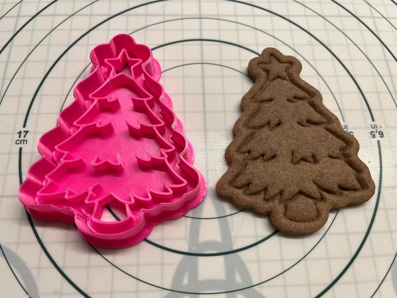 Christmas tree cookie cutter