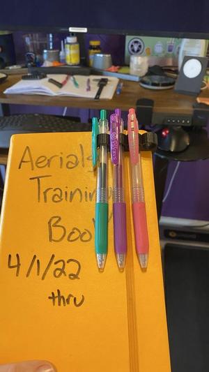 Notebook pen clip for Sarasa clip pens