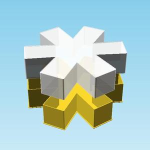 HEAVY ASTERISK, nestable box (v1)