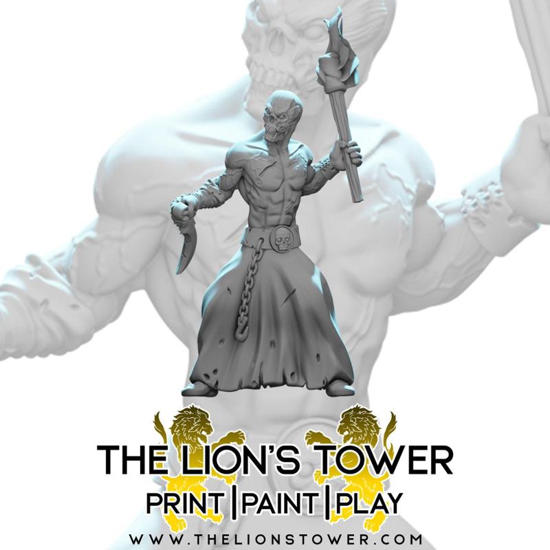 Cult of Bale - Death Head Sieger (32mm scale presupported miniature)