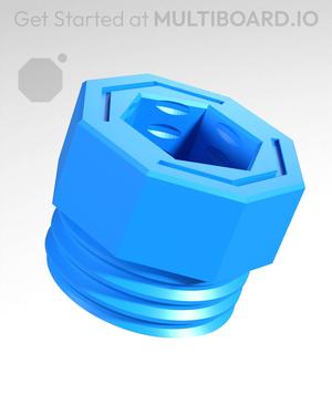 9 mm Big Thread, Honeycomb Hole, Bolt
