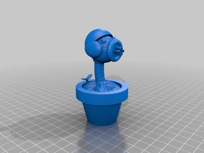 Gatling Pea in a pot