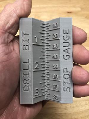 Drill Bit Stop Gauge