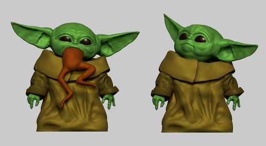 Baby Yoda Frog