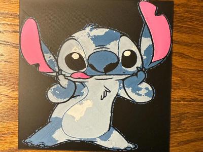 Stitch in Shock Wall Picture HueForge