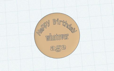 birthday cake- whatever age