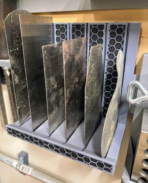 Card Scraper Holder for french cleat wall