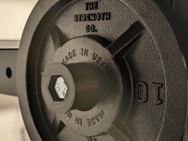 Olympic Barbell Plate Storage for 5/8" Power Rack (Monster Lite)