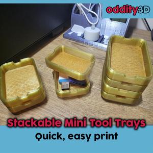 Mini Stackers - Stackable tool bit stacking crates