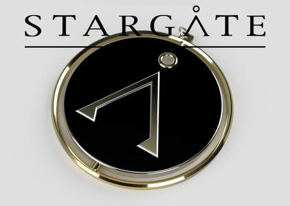 Spinning Keyring Stargate "home" Glyph