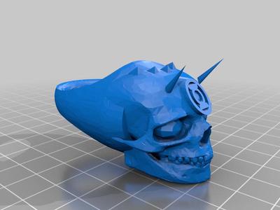 Green Lantern Punk Skull
