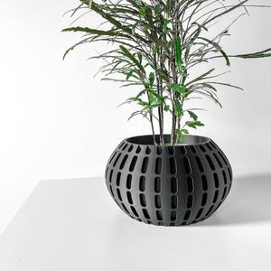 The Xander Planter Pot with Drainage Tray & Stand | Modern and Unique Home Decor for Plants