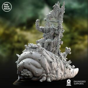 Champion of Plague on Throne - Plague Daemons