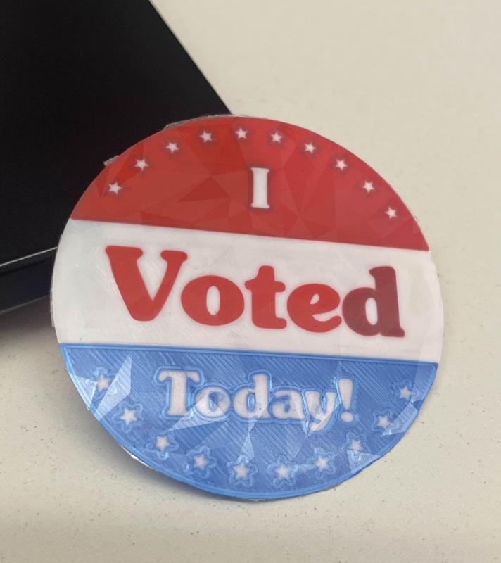 Voting Sticker For Election