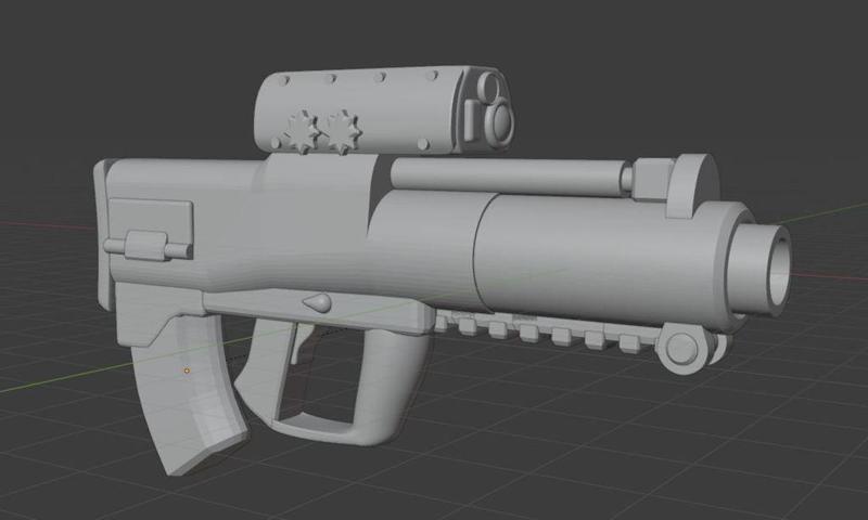 XM25 STL for 28mm miniatures