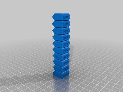 Temp Tower PLA ABS PETG and more