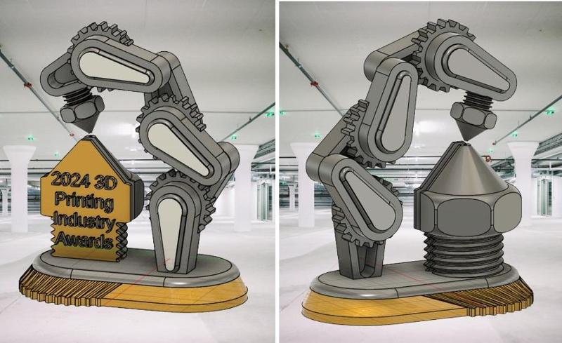 Robotic arm Industry Awards - Trophy