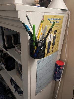 Hanging Hexagonal Pencil Holder