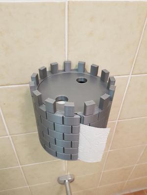Toilet paper roll holder