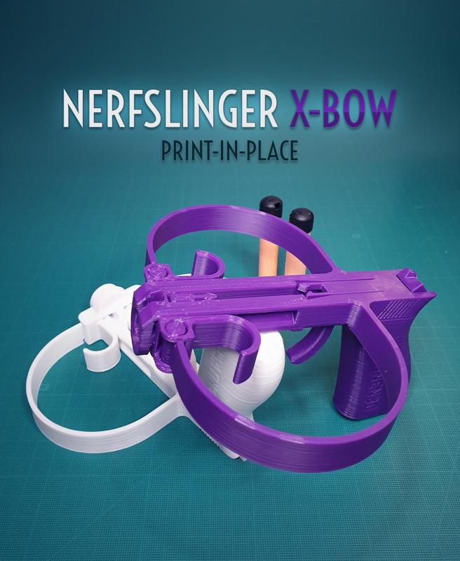 Nerfslinger X-Bow || Print-in-Place