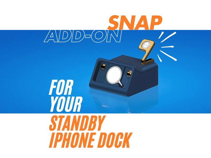 Snap-On Apple Watch Charger - iPhone Standby Dock