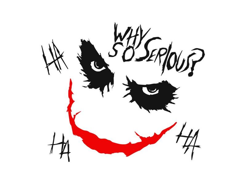 Dark Knight Joker "Why So Serious" Coaster