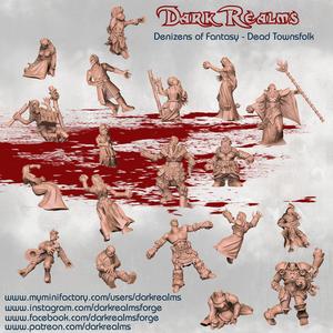 Dark Realms Denizens of Fantasy - Dead Townsfolk