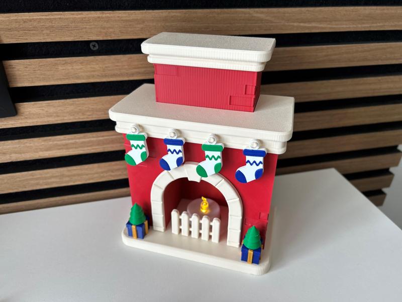 Christmas Fireplace (illuminated) // Weihnachts-Kamin (beleuchtet)