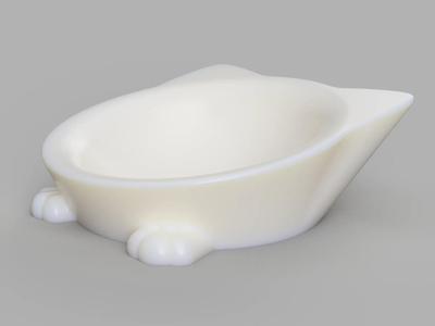 Cute cat bowl