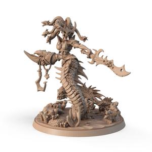 Dark Mermaid with Sword