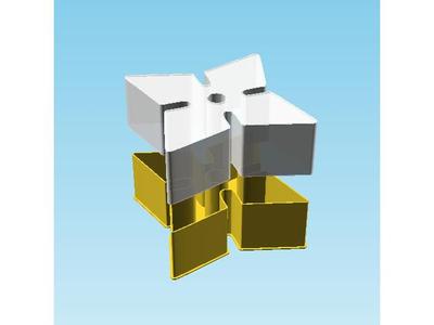 Shuriken 0032, nestable box (v2)