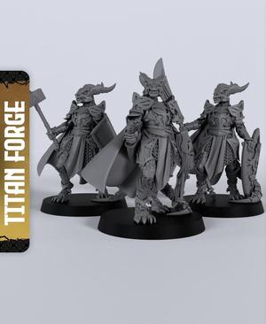Lizardfolk Female Cleric - With Free Dragon  - 5e DnD Inspired for RPG and Wargamers