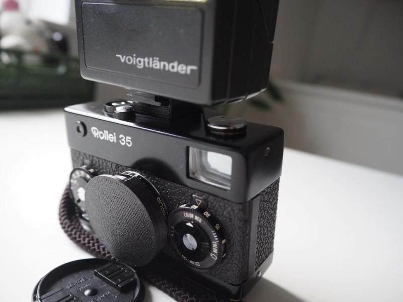 Rollei 35 Flash - TTArtisan lightmeter Bracket