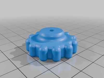 Anycubic bed leveler knob with M3 locknut