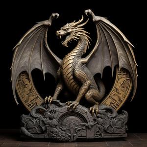Gold Dragon - Hueforge