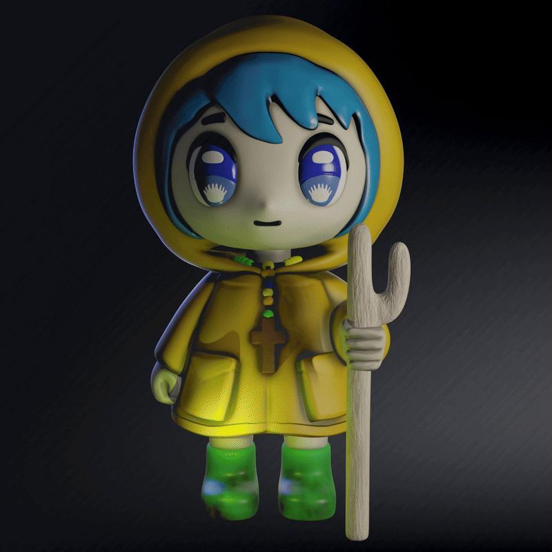 Luce The Vatican Mascot, Lux The lightsworn + / 3MF Multicolor Files For AMS included )