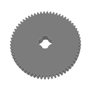 Gear Wheel PLN TTH63 BU00.75 SFT-SHD - SPN-GWH-0231