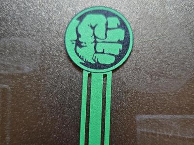 Marvel Hulk Avengers Child Superhero Bookmark