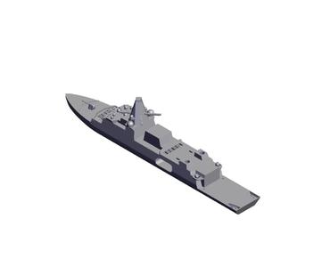 1/700 Scale HMS Type 26 Frigate.stl