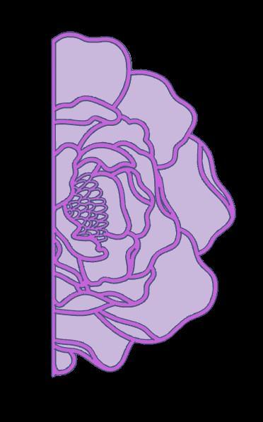 Multicolor Half Flower Bookmark 4.stl