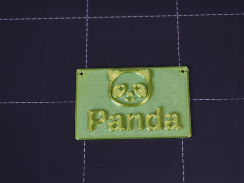 Customizable name tag with optional logo