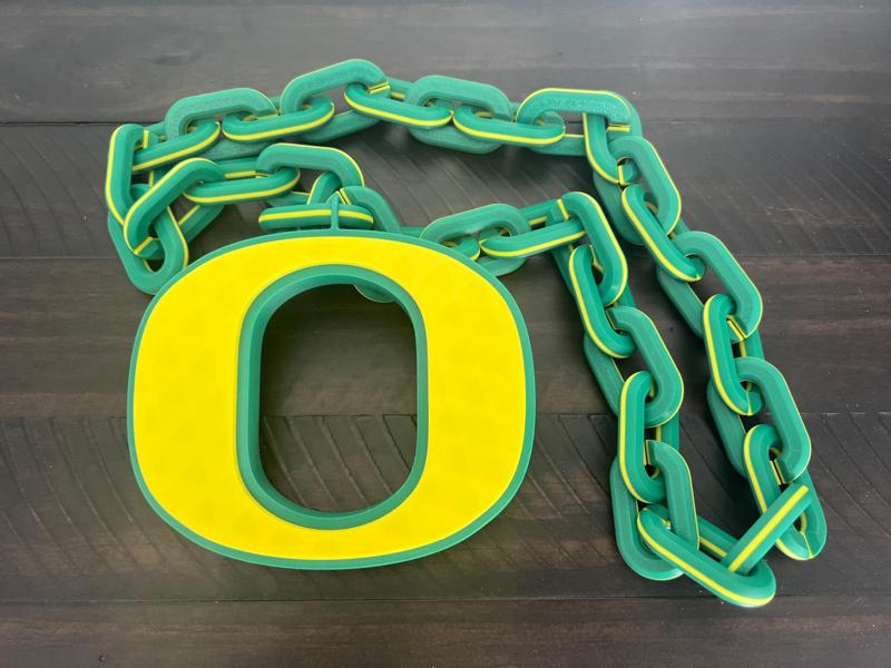 University of Oregon Chain Necklace